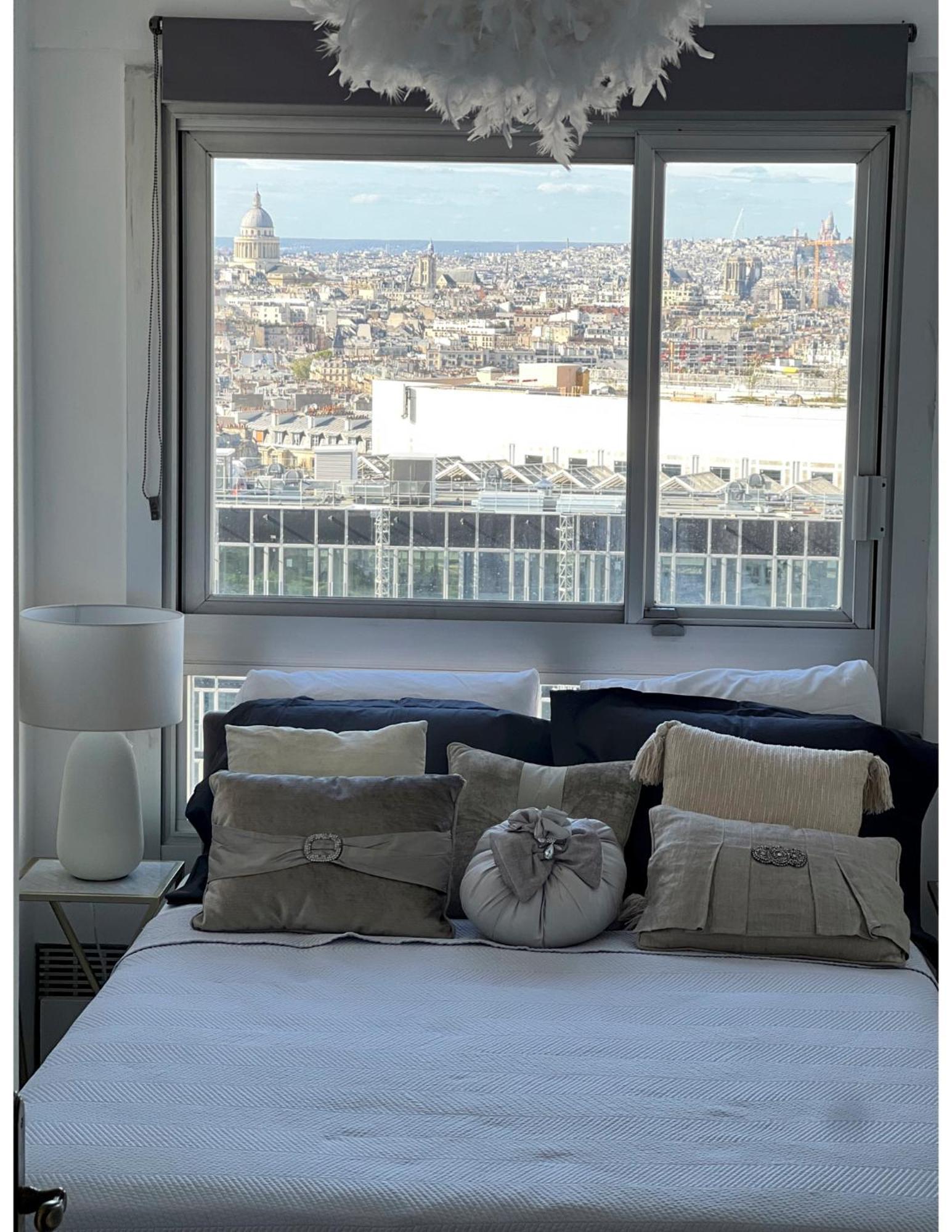 Chic 2 Rooms Paris13 With View Eksteriør billede